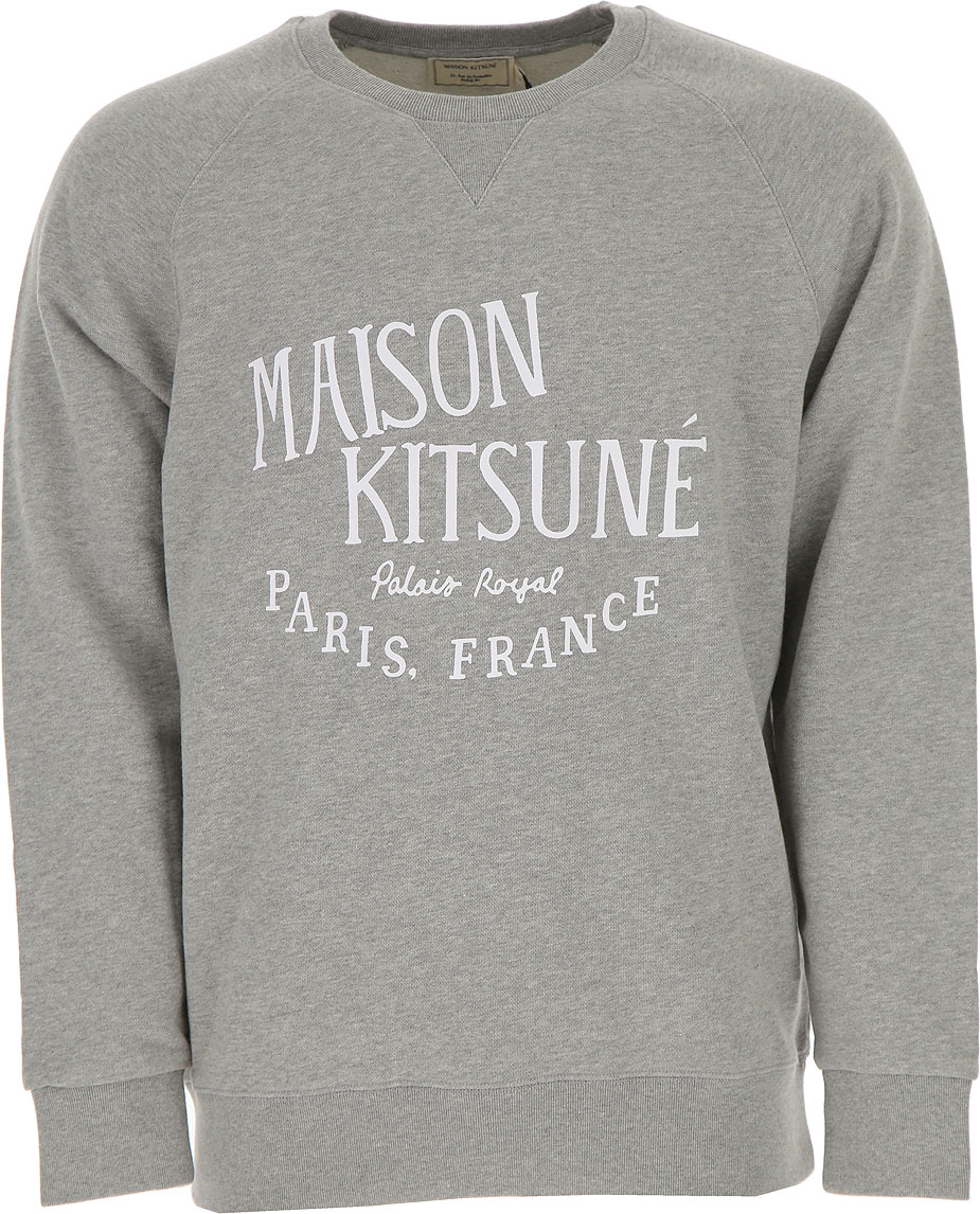 Mens Clothing Maison Kitsune, Style code: am00300at1503-grey-
