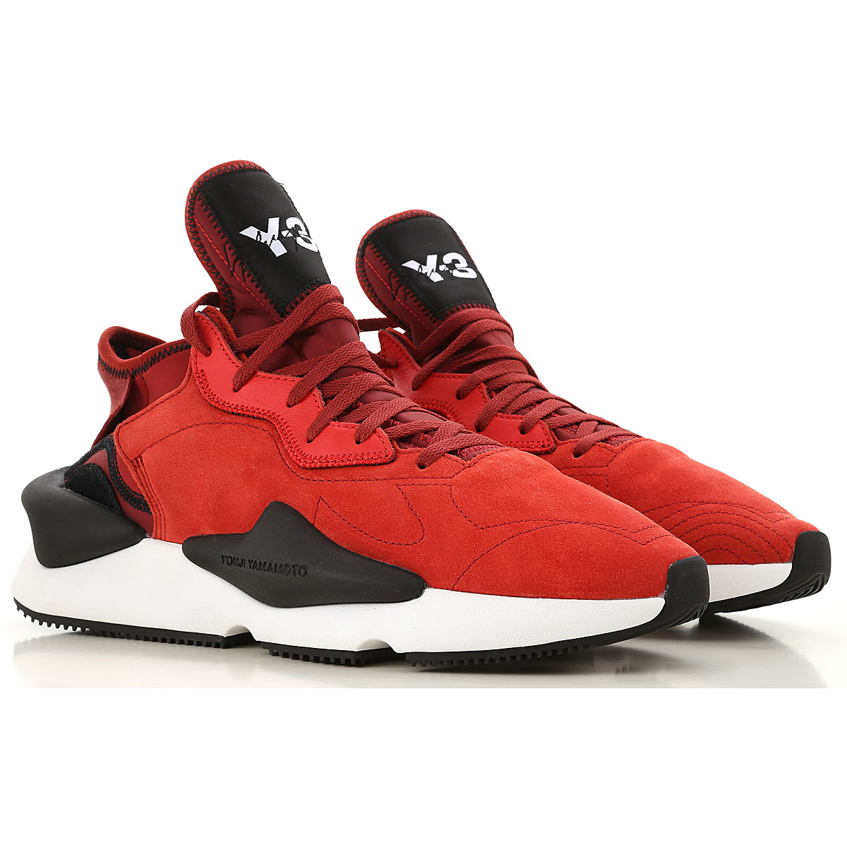 Mens Shoes Y3 by Yohji Yamamoto, Style code: cg6981-rosso-
