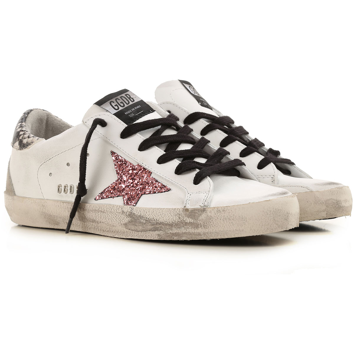 Womens Shoes Golden Goose, Style code g35ws590r56whiteleathersnake