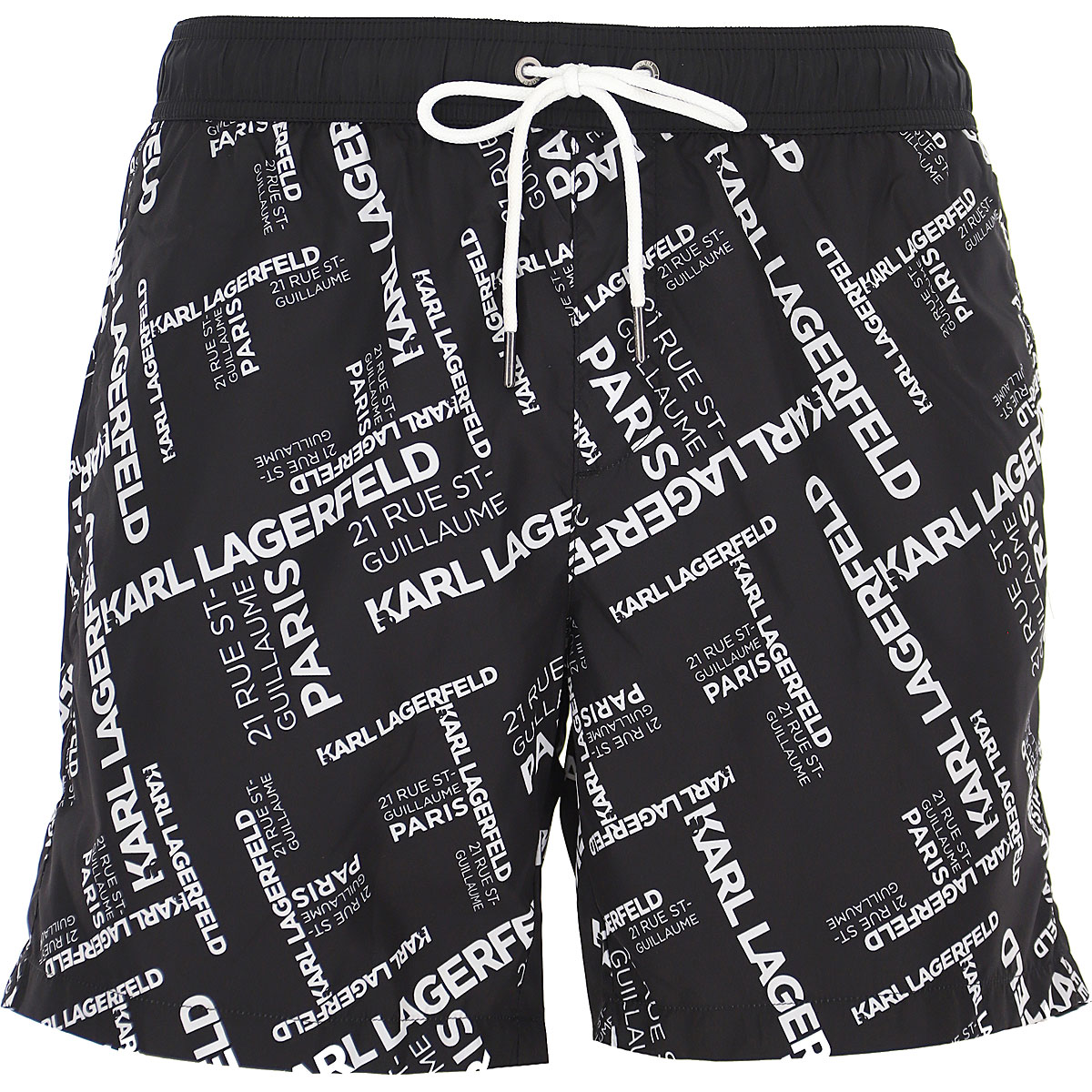 Mens Swimwear Karl Lagerfeld, Style code: kl21mbm14-black-