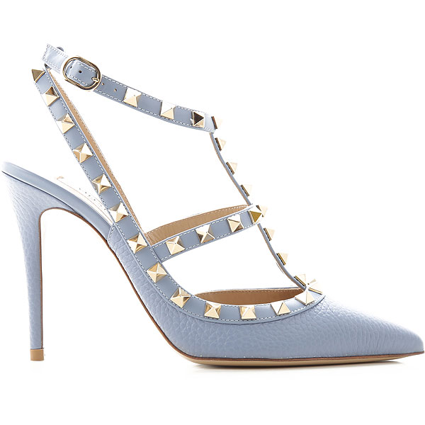 valentino shoes studded blue