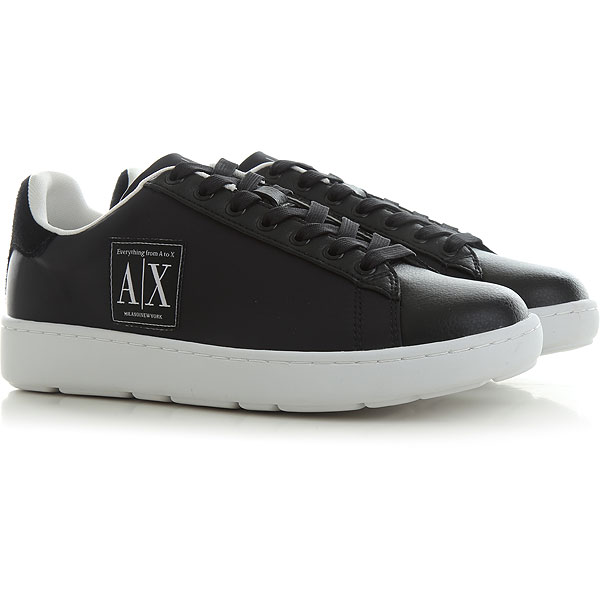 Introducir 41+ imagen armani exchange shoes black and white