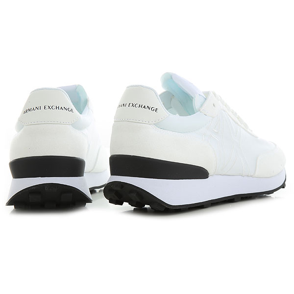 Low trainers Armani Exchange White size 6.5 US in Other - 40005590