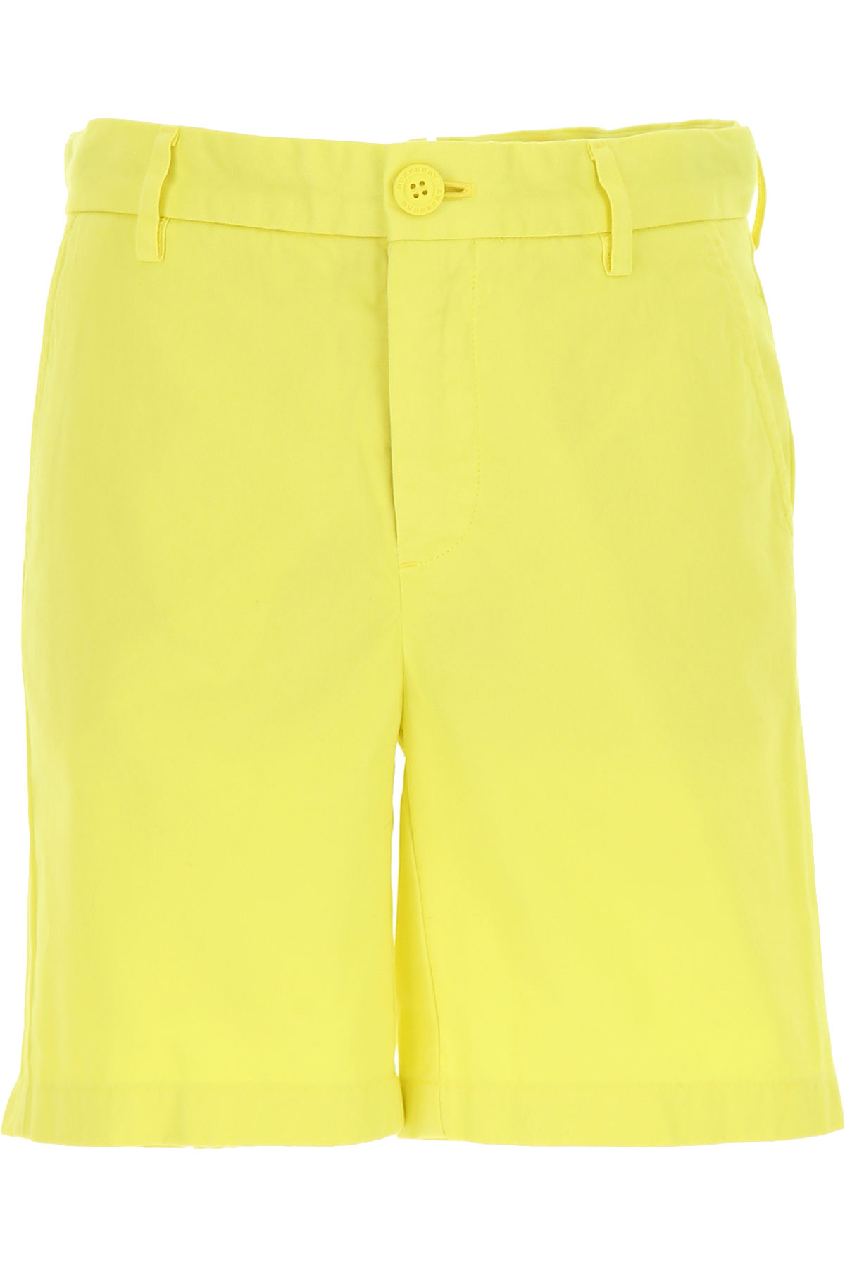 burberry shorts kids yellow