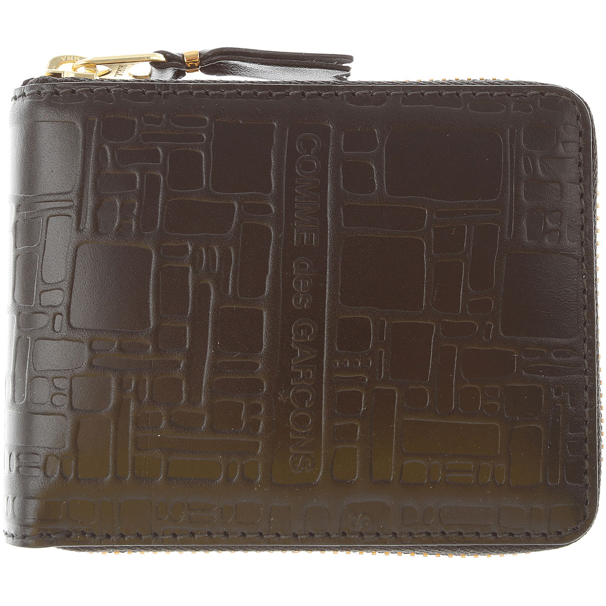 Mens Accessories Wallets and cardholders Comme des Garçons Sa7100el Logotype Embossed Wallet in Black for Men 
