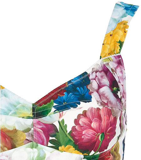 Dolce & Gabbana Floral-Print Marquisette Leggings