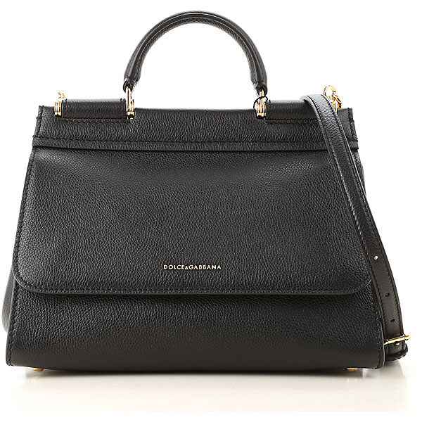 Dolce & Gabbana Sicily Soft Small Bag in Black