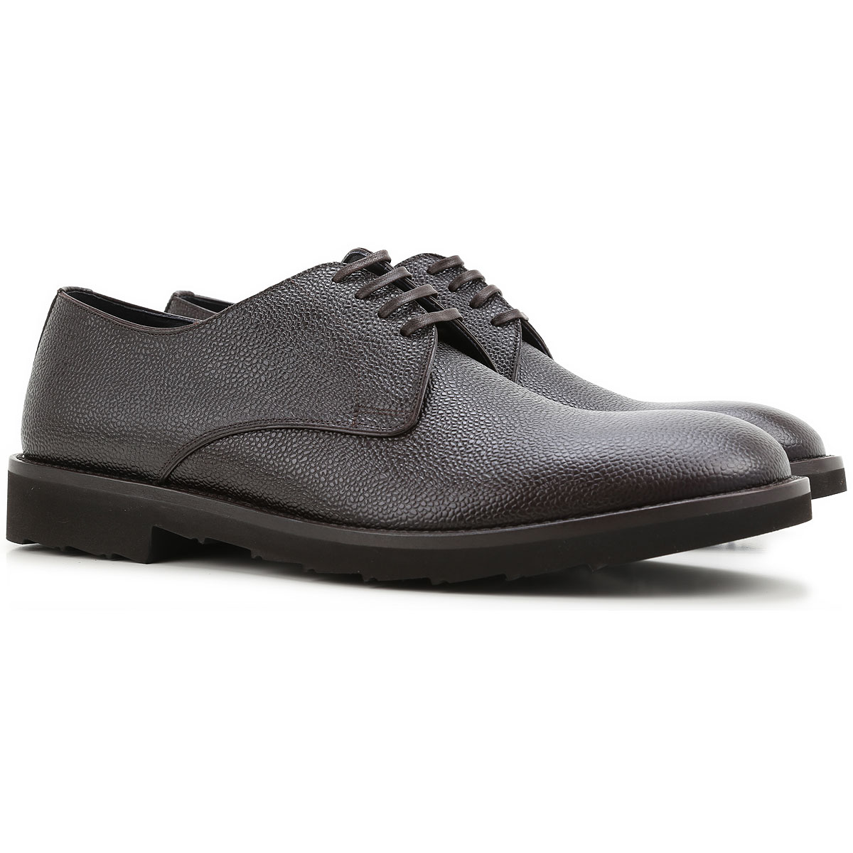 Mens Shoes Lace-ups Brogues Dolce & Gabbana Leather Woven Brogues in Black for Men 