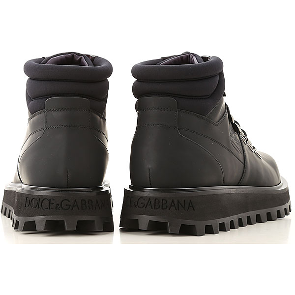 Botas con cordones Dolce & Gabbana de hombre de color Negro Hombre Zapatos de Botas de Botas informales 