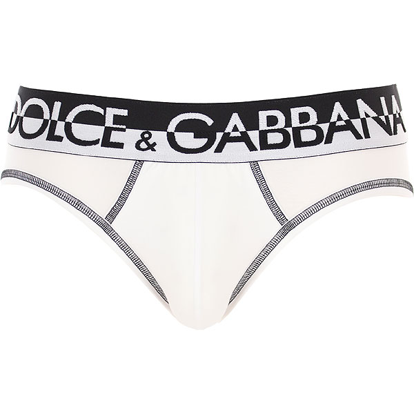 Dolce & Gabbana Underwear Men's White Stretch Briefs