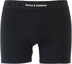 Dolce & Gabbana N80031 O0032 Black Boxer Brief Men's Underwear