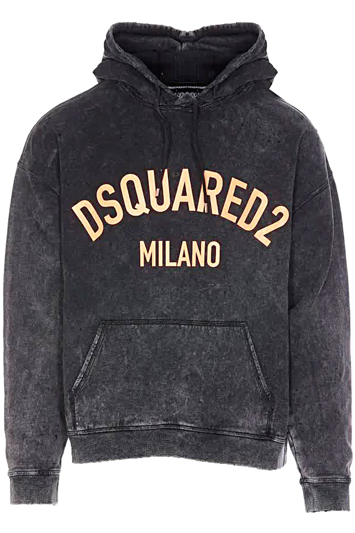 DSQUARED2DSQUARED2 Sleeve Less Hoodie GRAY S74GU0295  SIZE XL