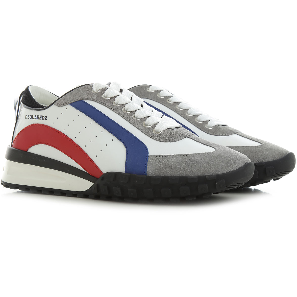 Dsquared2 Boxer men's sneakers in leather White | Buy online at the best  price on caposerio.com