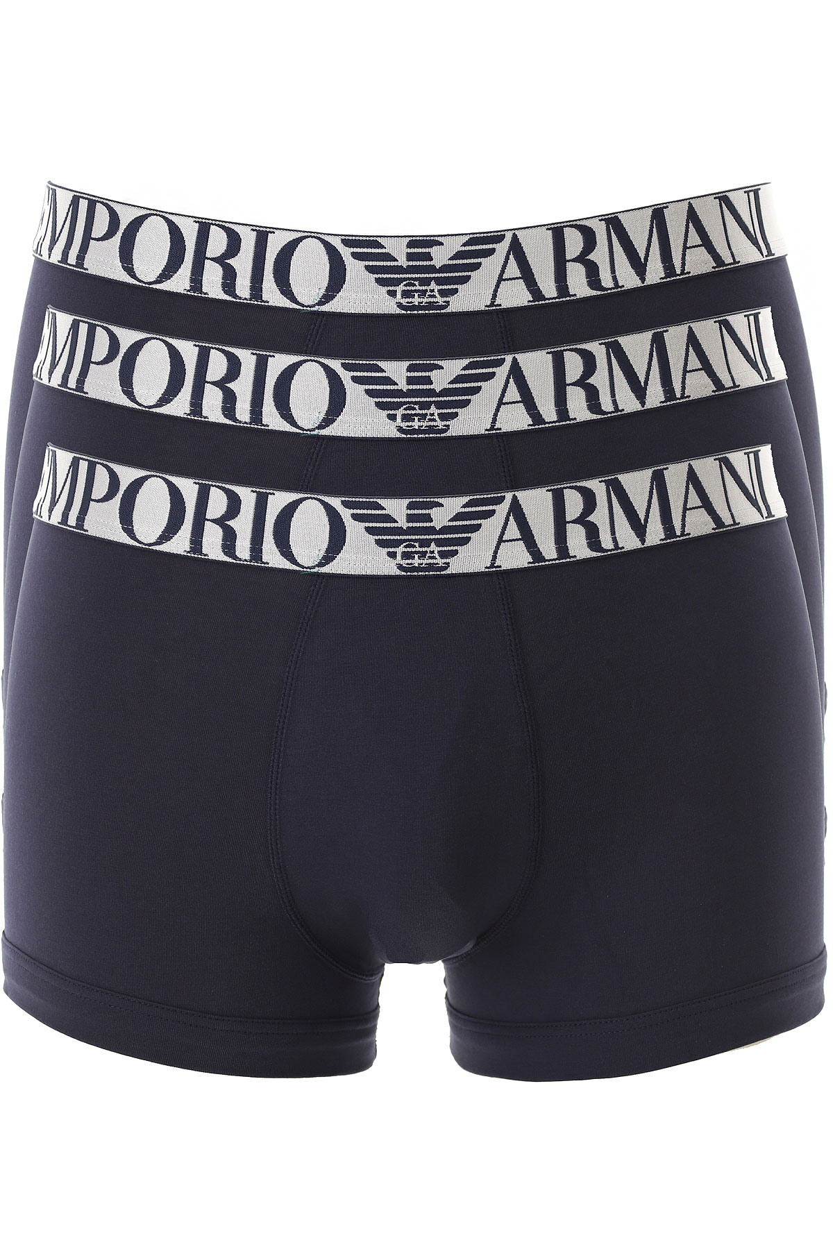 Emporio Armani Men's Classic Pattern Mix 2-Pack Brief, Cachemire/Eclipse,  Small at  Men's Clothing store