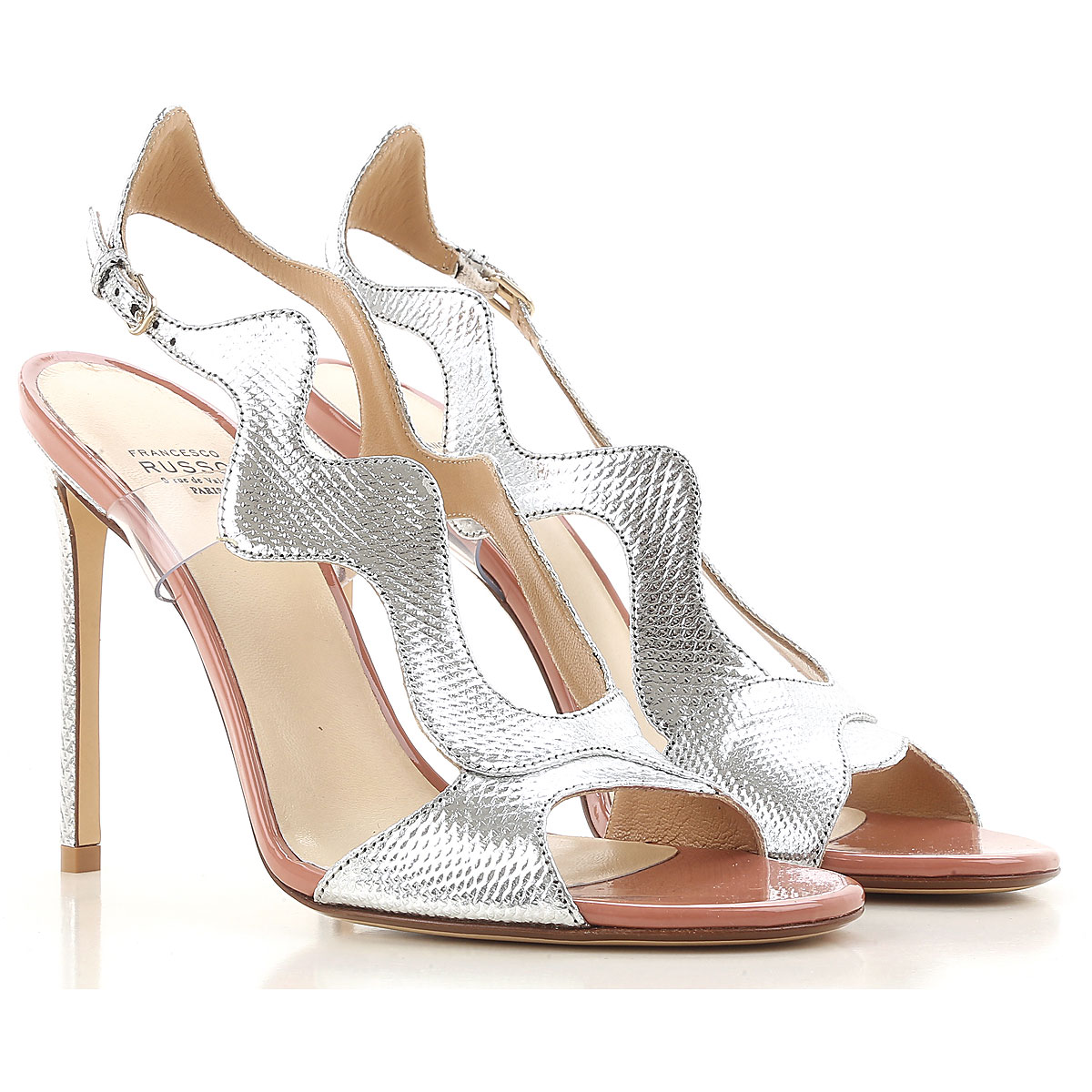 Womens Shoes Francesco Russo, Style code: r1s366-silver-