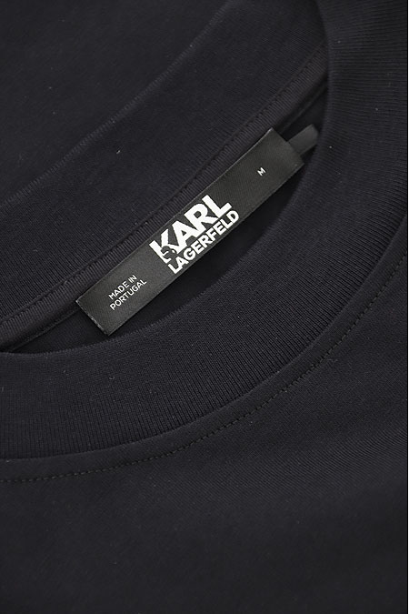 Karl Lagerfeld 235W1705 Camisetas Manga corta Mujer Negro