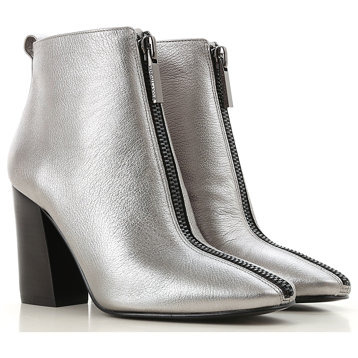 kendall and kylie silver boots