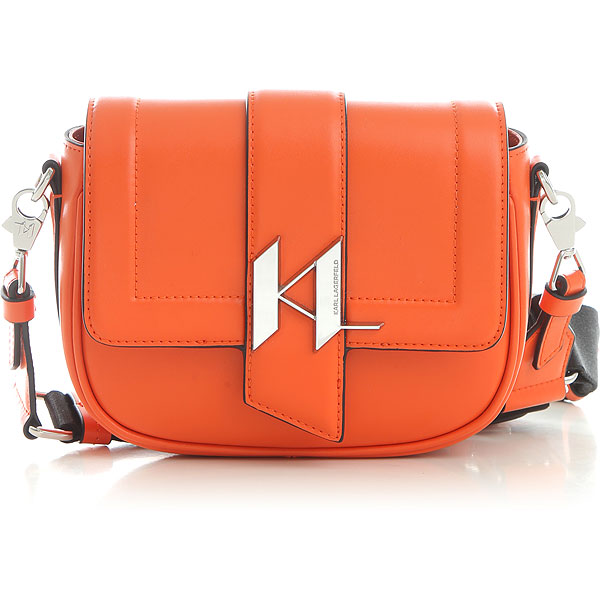 Cross body bags Karl Lagerfeld - Leather bag - COKW0016BLKGNMTL