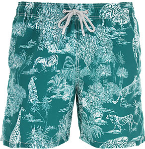 Homme Vêtements Maillots de bain Shorts de bain Short de bain à imprimé graphique Mc2 Saint Barth pour homme en coloris Vert 