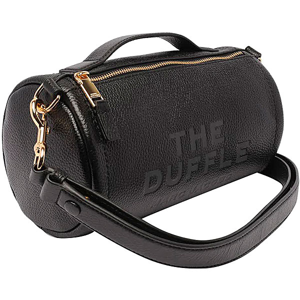 Marc Jacobs Black Leather The Duffle Crossbody Bag
