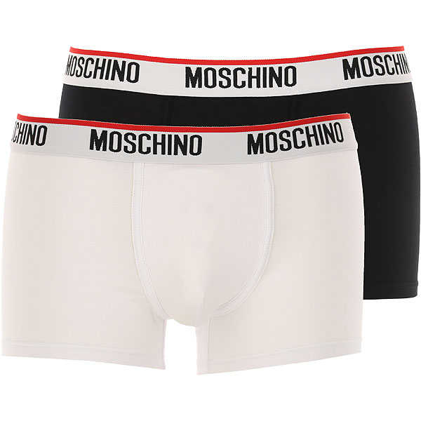 Moschino Logo Band Bi-Pack Briefs - Black