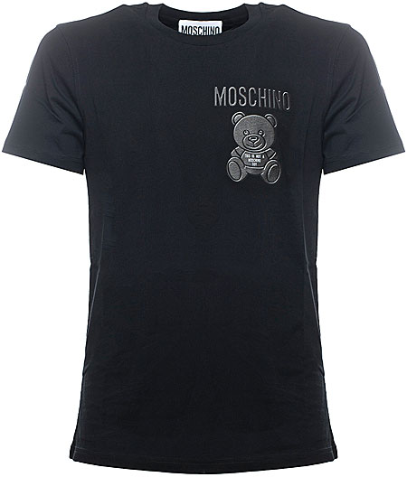 ディスプレイが MOSCHINO 安全ピン ベア オーバーサイズ Tシャツ 