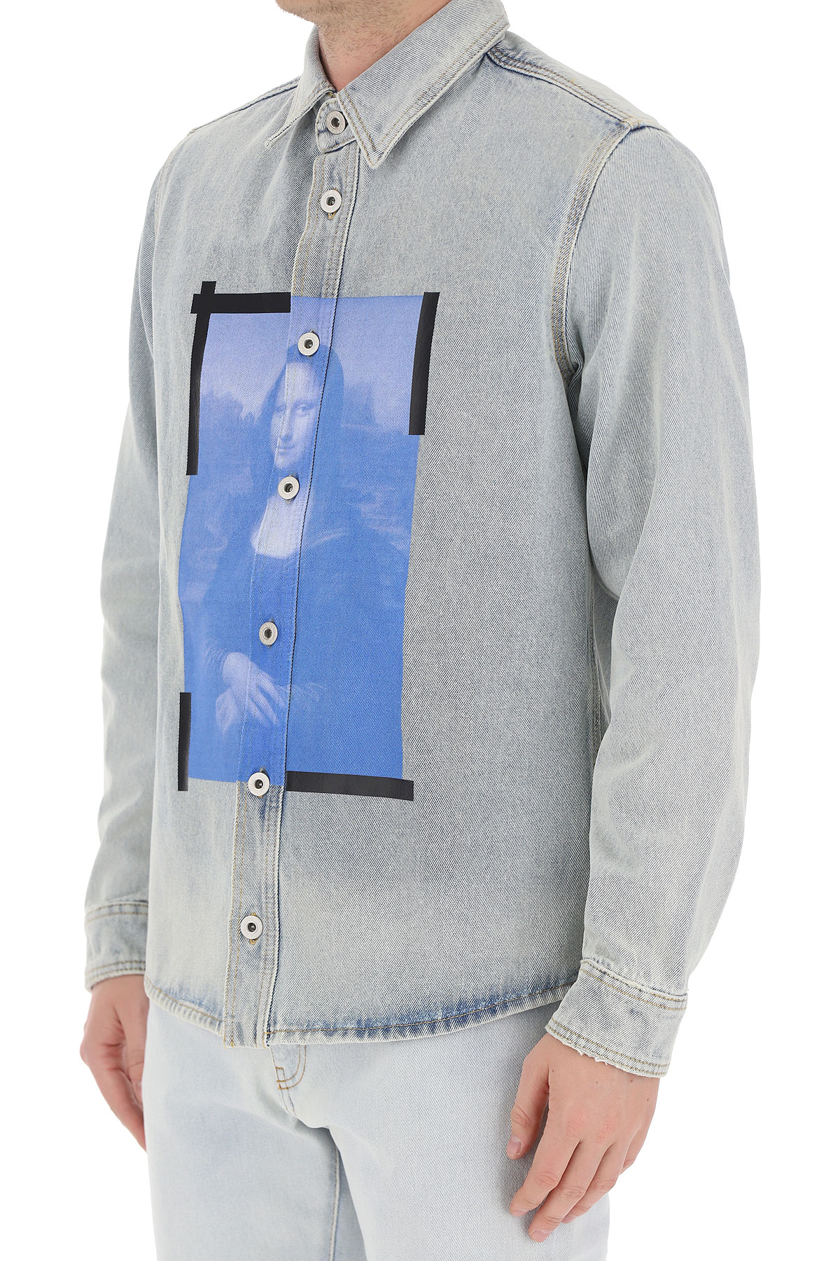 Impermeable de nylon con capucha y parches Off-White c/o Virgil Abloh de Tejido sintético de color Azul para hombre Hombre Ropa de Abrigos 