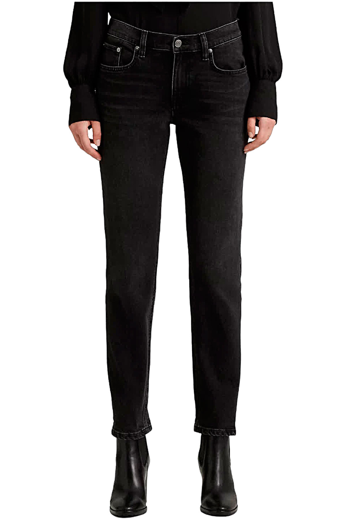 Ralph Lauren Jeans, Black, Cotton, 2024, 24