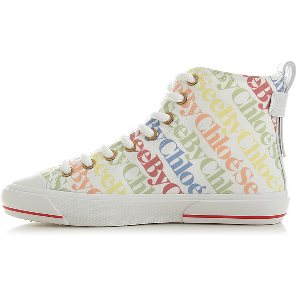 Chloé Low-Top Sneakers LAUREN canvas online shopping - mybudapester.com