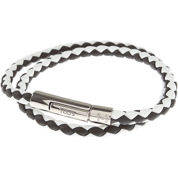 Bracelets & Bangles Tod's - Brown woven leather double wrap bracelet -  XEMB1900200FLRS800