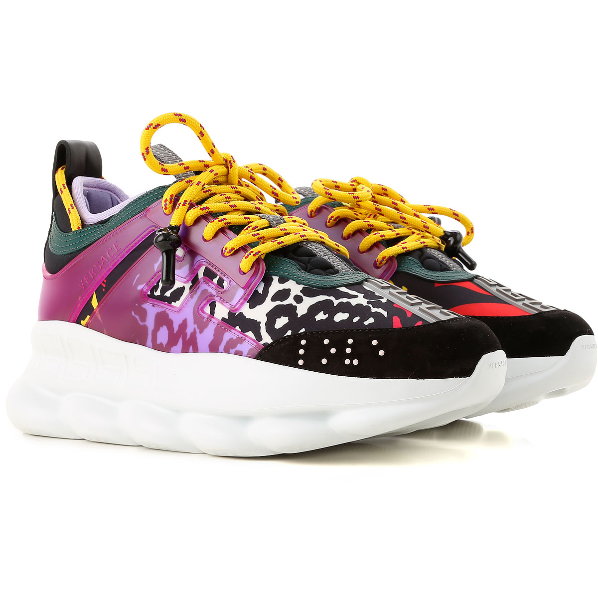 colorful versace sneakers