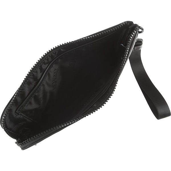 Versace Medusa Stud Clutch Bag in Black for Men | Lyst