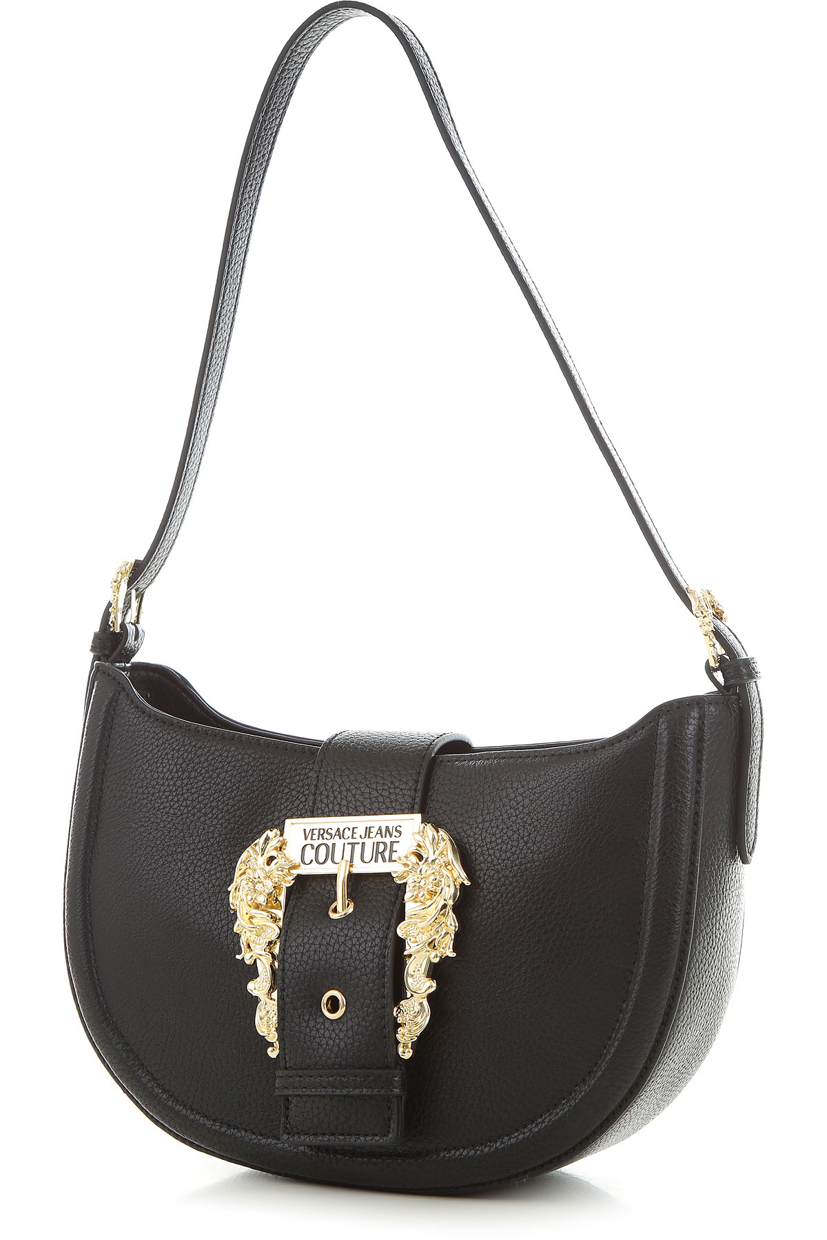 Versace Jeans Couture women Logo couture handbags black - gold: Handbags