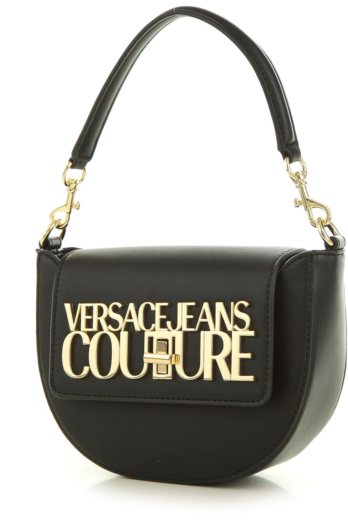 Versace jeans couture black large handbag
