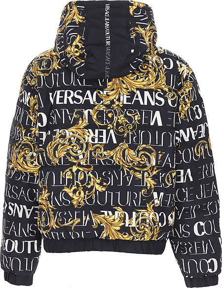 Versace Jeans Couture LOGO COUTURE - Jumpsuit - black/gold-colooured/black  